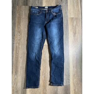 Weatherproof Vintage Slim Fit Men Jeans Dark Wash Size 34x32 Cotton Blend